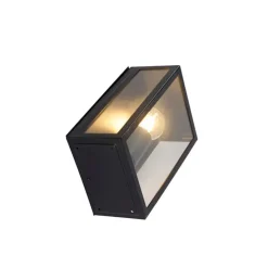 Smart buiten wandlamp zwart 25,5 incl. WiFi A60 IP44 - Rotterdam