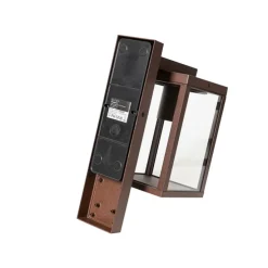 Smart buiten wandlantaarn roestbruin IP44 incl. Wifi ST64 - Charlois