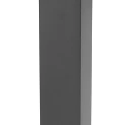 Smart buitenlamp paal donkergrijs met smoke 80 cm incl. Wifi P45 - Malios