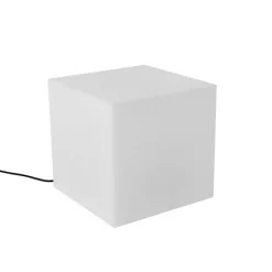 Smart buitenlamp wit 38 cm vierkant incl. LED A60 IP44 - Nura