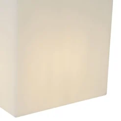 Smart buitenlamp wit 38 cm vierkant incl. LED A60 IP44 - Nura