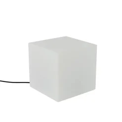 Smart buitenlamp wit 30 cm vierkant incl. LED A60 IP44 - Nura