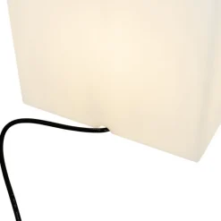 Smart buitenlamp wit 30 cm vierkant incl. LED A60 IP44 - Nura