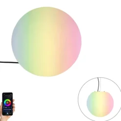 Smart buitenlamp wit 35 cm IP65 incl. LED - Nura