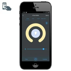 Smart buitenlamp zwart 80 cm IP44 incl. Wifi ST64 - Gleam