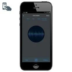 Smart buitenlamp zwart 80 cm IP44 incl. Wifi ST64 - Gleam