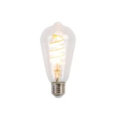 Smart buitenlamp zwart 80 cm IP44 incl. Wifi ST64 - Gleam