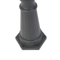 Smart buitenlamp zwart 3-lichts IP44 incl. Wifi ST64 - Guardado