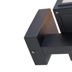 Smart buitenwandlamp grijs incl. Smart G95 - Sutton Up