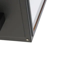 Smart buitenwandlamp grijs incl. Smart G95 - Sutton Up