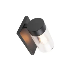 Smart buitenwandlamp zwart IP44 incl. Wifi ST64 - Jarra