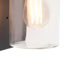 Smart buitenwandlamp zwart IP44 incl. Wifi ST64 - Jarra