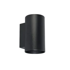 Smart design wandlamp zwart incl. 2 Wifi GU10 - Sandy