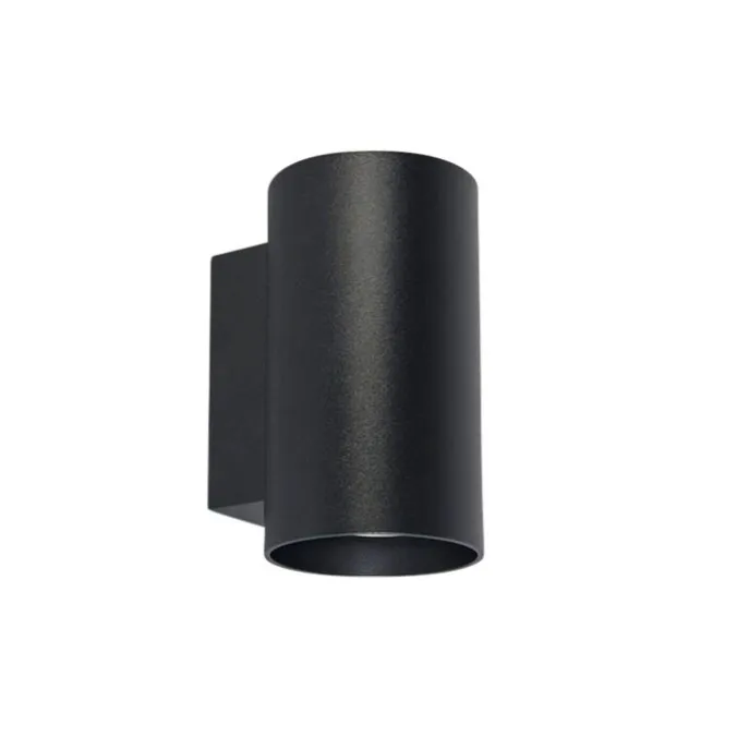 Smart design wandlamp zwart incl. 2 Wifi GU10 - Sandy