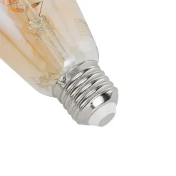 Smart E27 dimbare LED lamp ST64 amber 4.9W 320 lm 2500K