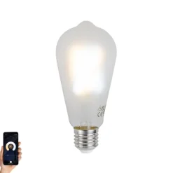 Smart E27 dimbare LED lamp ST64 mat 7W 806 lm 2700-6500K