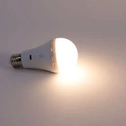 Smart E27 dimbare LED lamp A60 mat 3.5W 350 lm 3000-6500K oplaadbaar met afstandsbediening