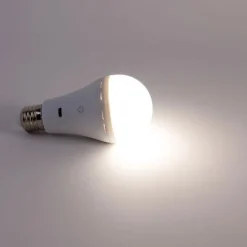 Smart E27 dimbare LED lamp A60 mat 3.5W 350 lm 3000-6500K oplaadbaar met afstandsbediening