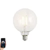 Smart E27 dimbare LED lamp G125 helder 7W 806 lm 2700-6500K