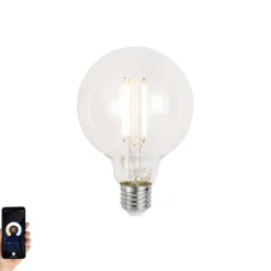 Smart E27 dimbare LED lamp G95 helder 7W 806 lm 2700-6500K