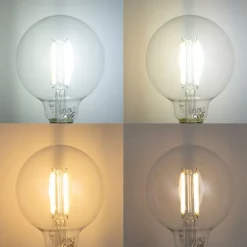 Smart E27 dimbare LED lamp G95 helder 7W 806 lm 2700-6500K