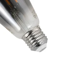 Smart E27 dimbare LED lamp ST64 smoke 4.9W 150 lm 1800K