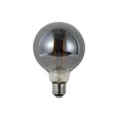 Smart E27 dimbare LED lamp G95 smoke 4.9W 150 lm 1800K