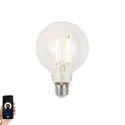 Smart E27 dimbare LED lamp G95 helder 7W 806 lm 2700-6500K