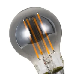 Smart E27 dimbare LED lamp A60 smoke 4.9W 150 lm 1800K