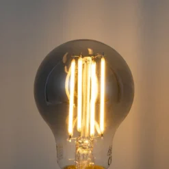 Smart E27 dimbare LED lamp A60 smoke 4.9W 150 lm 1800K
