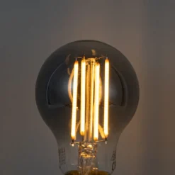 Smart E27 dimbare LED lamp A60 smoke 4.9W 150 lm 1800K