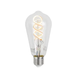 Smart E27 dimbare LED lamp ST64 helder RGBW 4W 250 lm 2700K