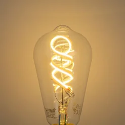 Smart E27 dimbare LED lamp ST64 helder RGBW 4W 250 lm 2700K