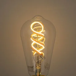 Smart E27 dimbare LED lamp ST64 helder RGBW 4W 250 lm 2700K