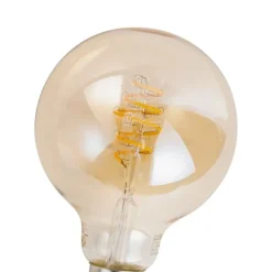 Smart E27 dimbare LED lamp G95 amber 4.9W 320 lm 2500K