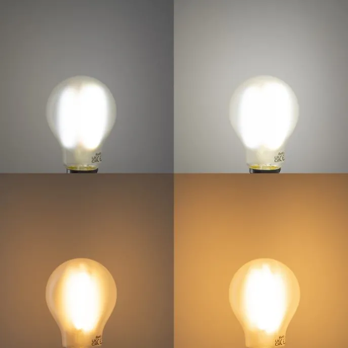 Smart E27 LED lamp A60 mat 7W 806 lm 1800-4000K