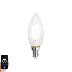 Smart E14 LED lamp C35 helder 4.2W 470 lm 2700-6500K