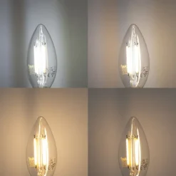 Smart E14 LED lamp C35 helder 4.2W 470 lm 2700-6500K