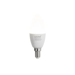 Smart E14 LED lamp C37 opaal RGBW 4.9W 470 lm 2700-6500K
