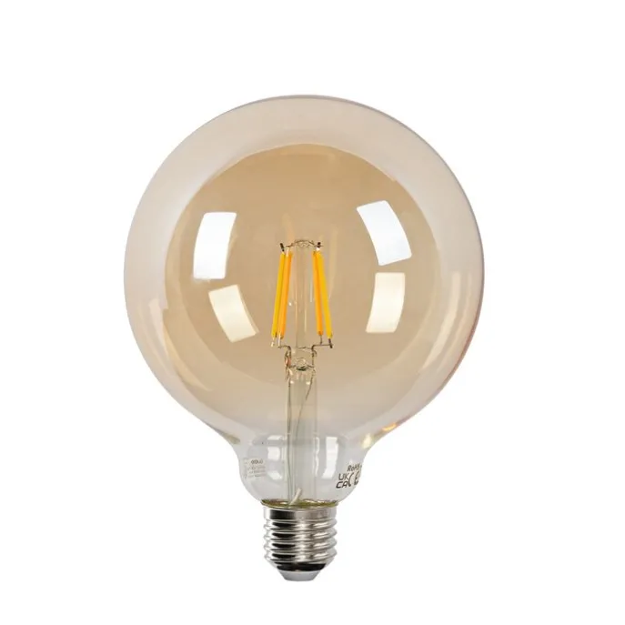 Smart E27 LED lamp G125 goud 4,9W 470 lm 1800-4000K