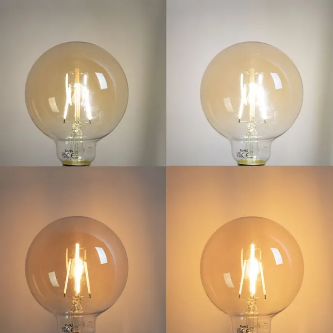 Smart E27 LED lamp G95 goud 4,9W 470 lm 1800-4000K