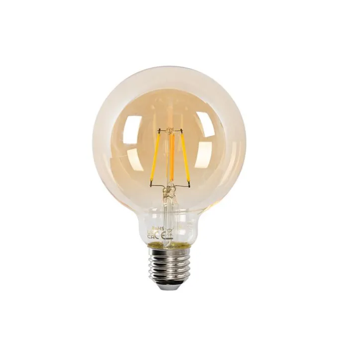 Smart E27 LED lamp G95 goud 4,9W 470 lm 1800-4000K