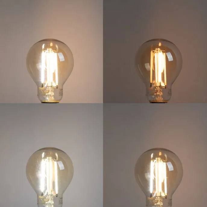 Smart E14 LED lamp P45 goud 4,9W 470 lm 1800-4000K