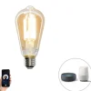 Smart E27 LED lamp ST64 goud 7W 700 lm 1800-4000K