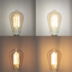 Smart E27 LED lamp ST64 goud 7W 700 lm 1800-4000K