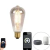 Smart E27 LED lamp ST64 smoke 7W 400 lm 1800K
