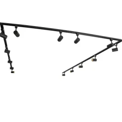 Smart 1-fase railsysteem incl. 14 Wifi GU10 zwart - Iconic Jeana