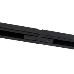 Smart 1-fase railsysteem met 4 wifi GU10 spots zwart - Iconic Jeana