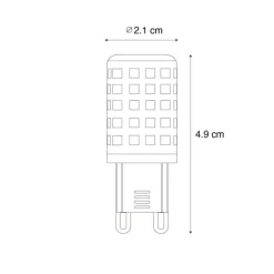 Smart G9 dimbare LED lamp helder 2.5W 250 lm 2700-6500K