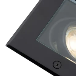 Smart grondspot zwart verstelbaar IP65 incl. Wifi GU10 50mm - Oneon